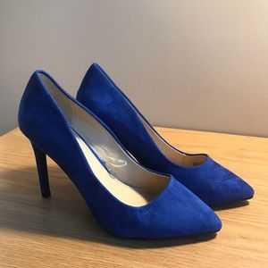 Royal blue heels
